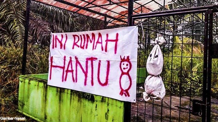 indonesia denda rakyat degil kuarantin dengan kurung mereka dalam rumah berhantu