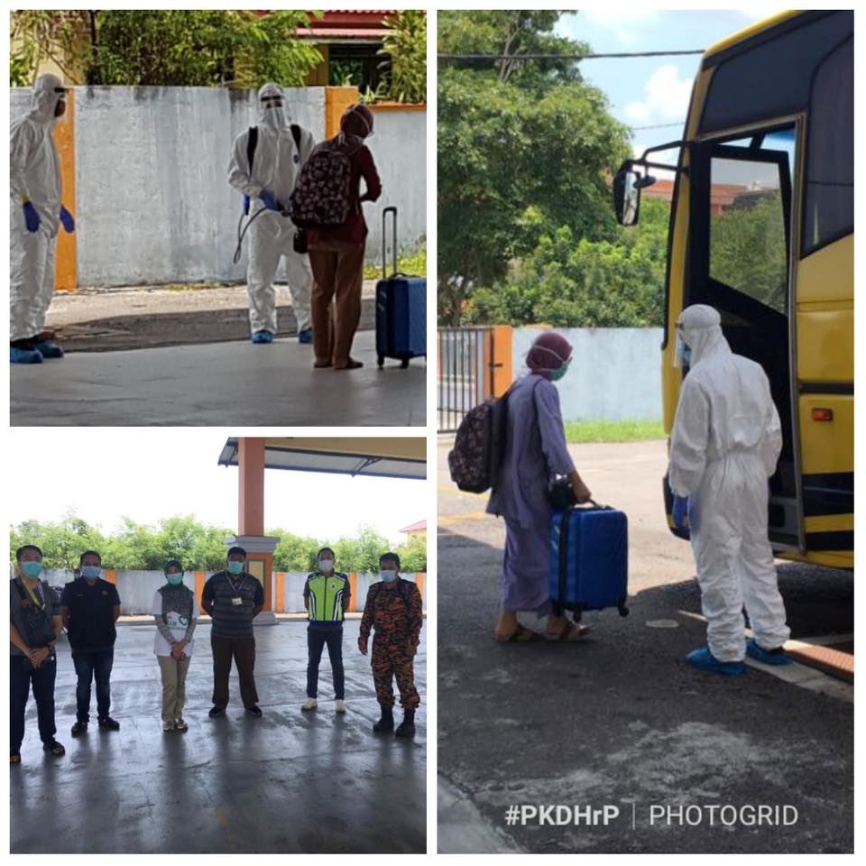 kontak rapat kes covid-19 ditempatkan di penempatan khas di sungkai, perak