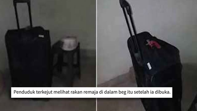 Remaja Seludup Kawan Dalam Beg Baju Sebab Bosan Duduk Seorang Diri