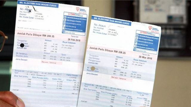 bacaan bil elektrik sebenar kepada pengguna di tiga negeri mulai hari ini