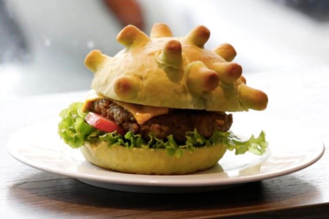 dua orang chef ini perkenalkan tema covid-19 dalam makanan