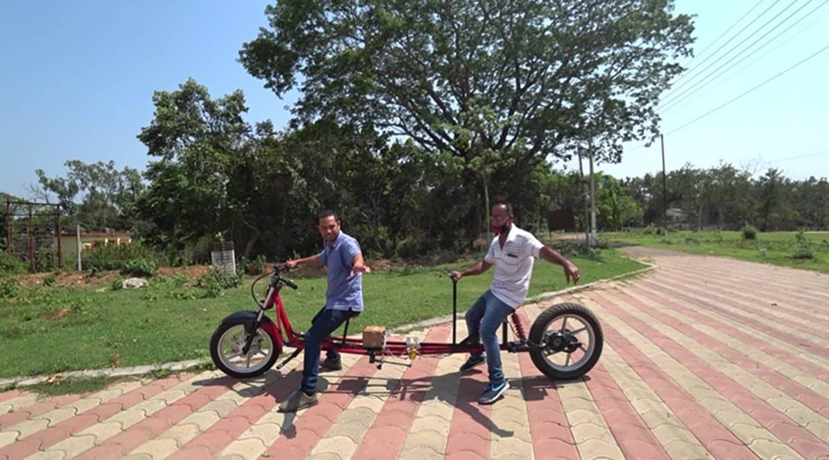 bijak! mekanik cipta motosikal patuh penjarakan sosial