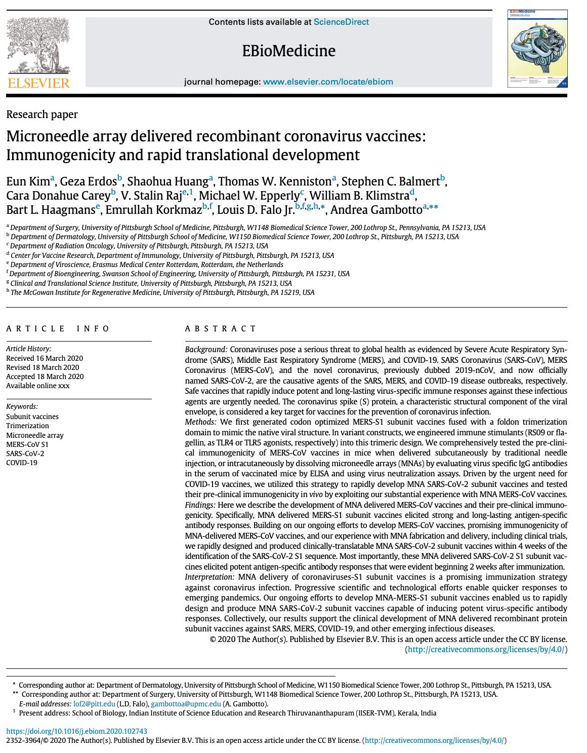 penyelidik di universiti as dakwa dah jumpa penawar covid-19