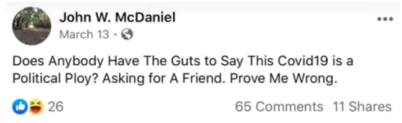 lelaki bantah perintah berkurung as kini meninggal dunia akibat covid-19