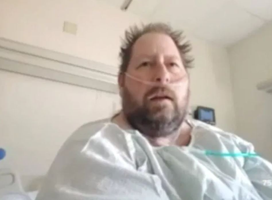 lelaki kata koronavirus satu penipuan, kini tukar fikiran atas katil hospital