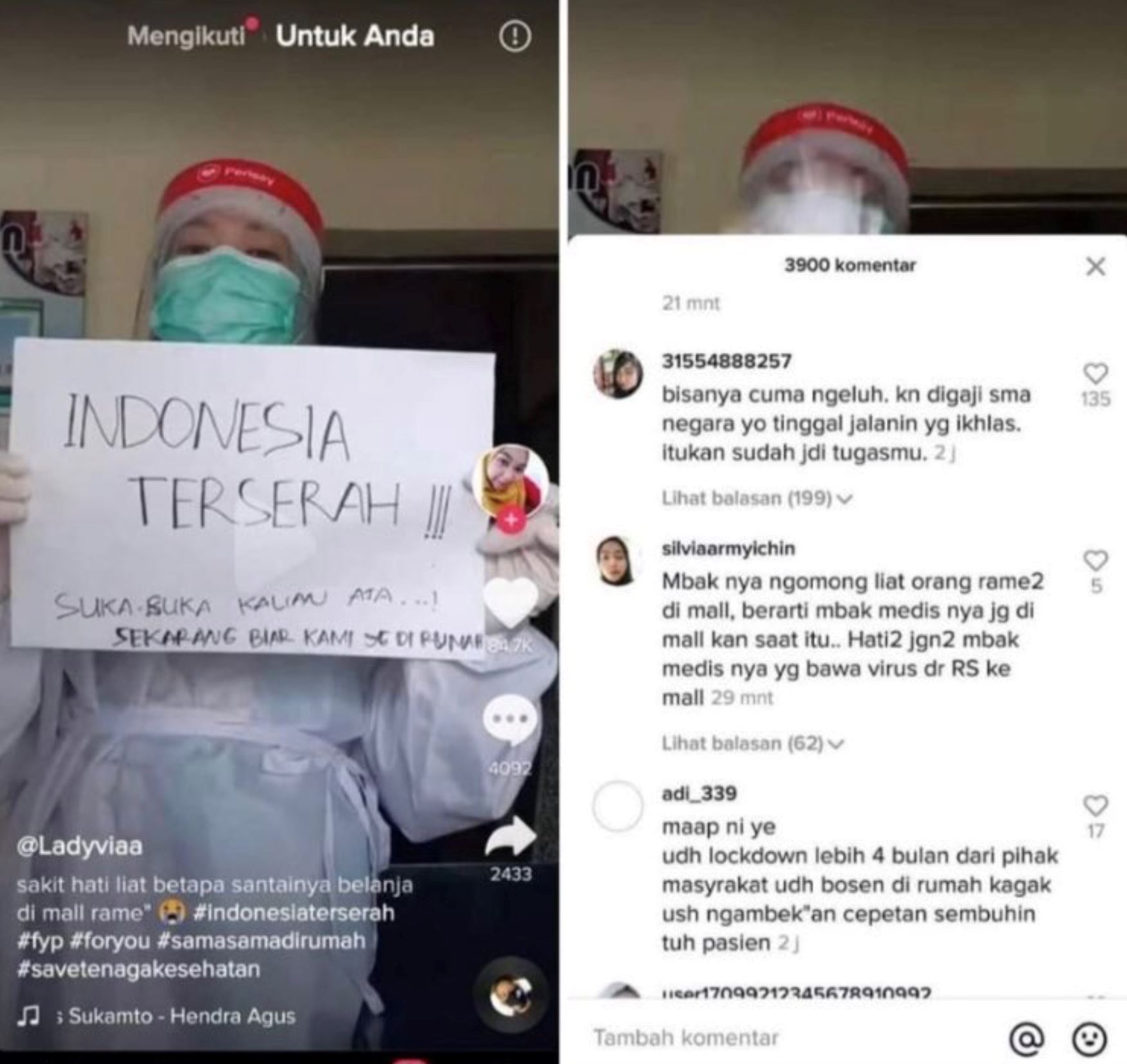 frontliner indonesia pakat luah rasa kecewa dengan masyarakat disana
