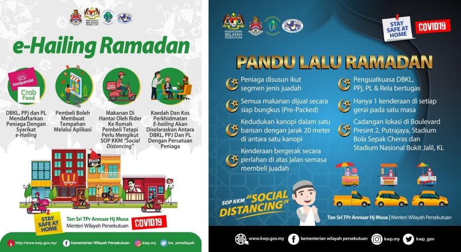 tiada lagi bazar ramadan di kl, putrajaya dan labuan tahun ini