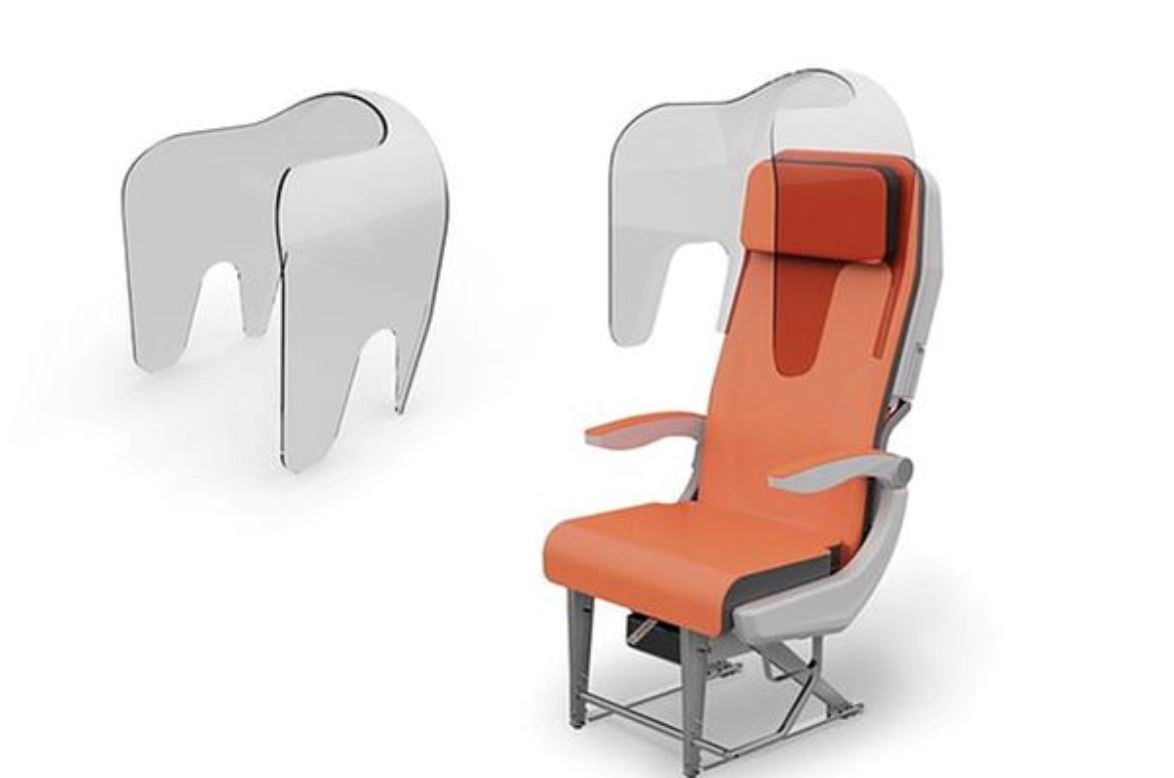 dua cadangan rekaan tempat duduk dalam pesawat pasca covid-19