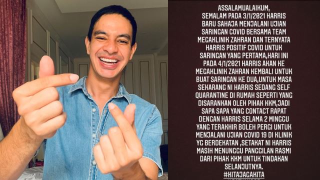 Personaliti Media Sosial, Harris Annuar Positif COVID-19