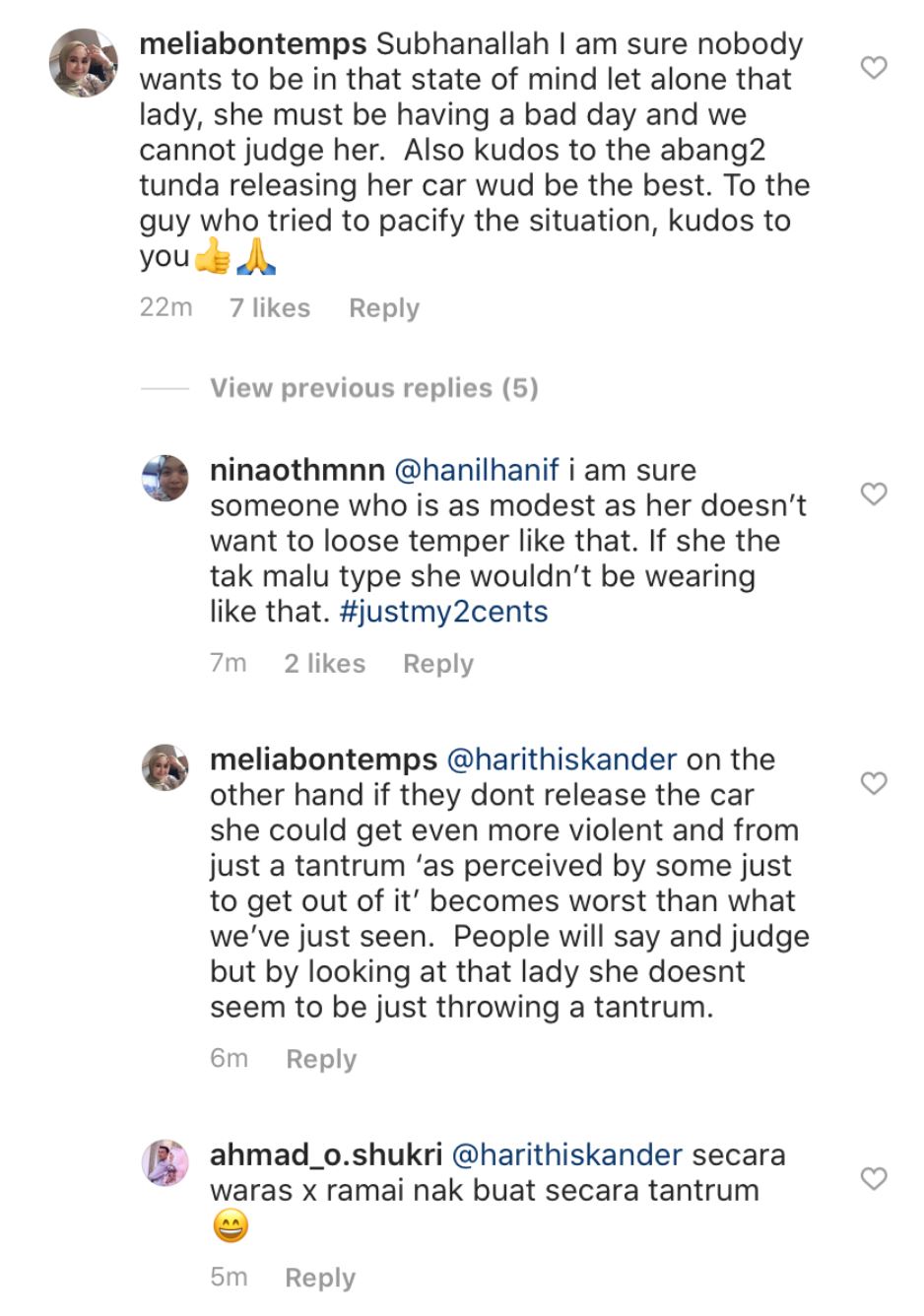 wanita mengamuk kereta ditarik, harith iskandar minta orang ramai peka isu tekanan mental