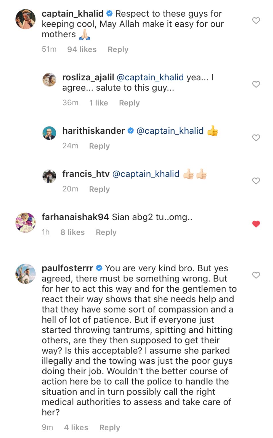 wanita mengamuk kereta ditarik, harith iskandar minta orang ramai peka isu tekanan mental