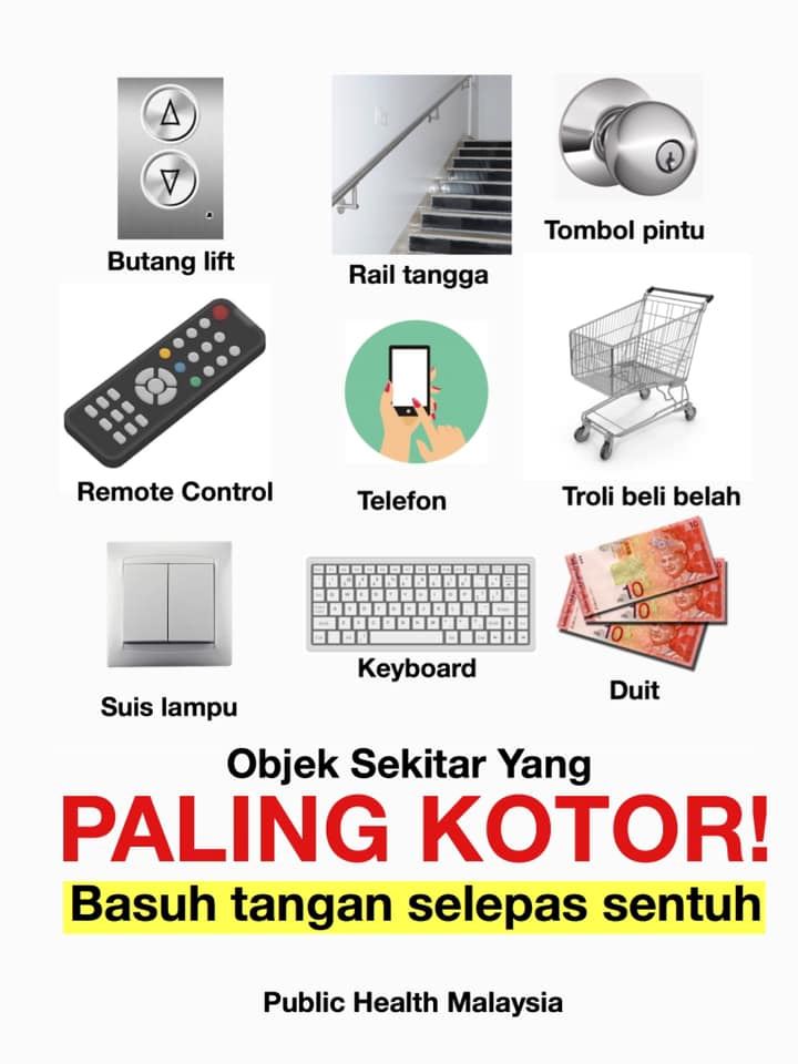 cepat cuci tangan kalau terpegang 9 objek harian yang paling kotor ini!