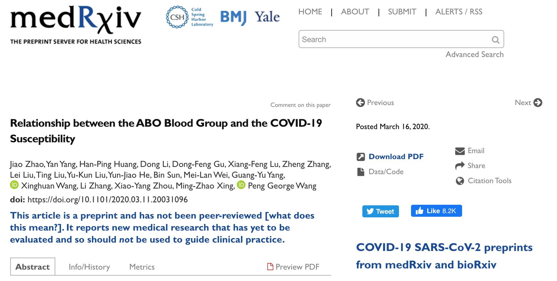 individu darah jenis a lebih senang berisiko dijangkiti covid-19 - kajian