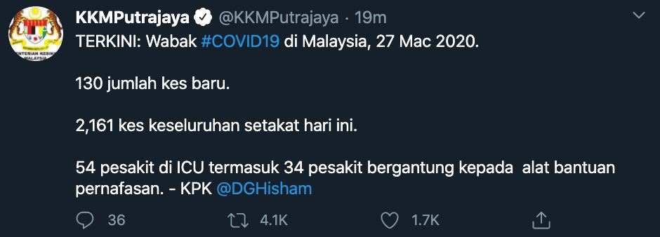 26 kes kematian setakat ini, di kluang sahaja ada 88 kes positif hari ini