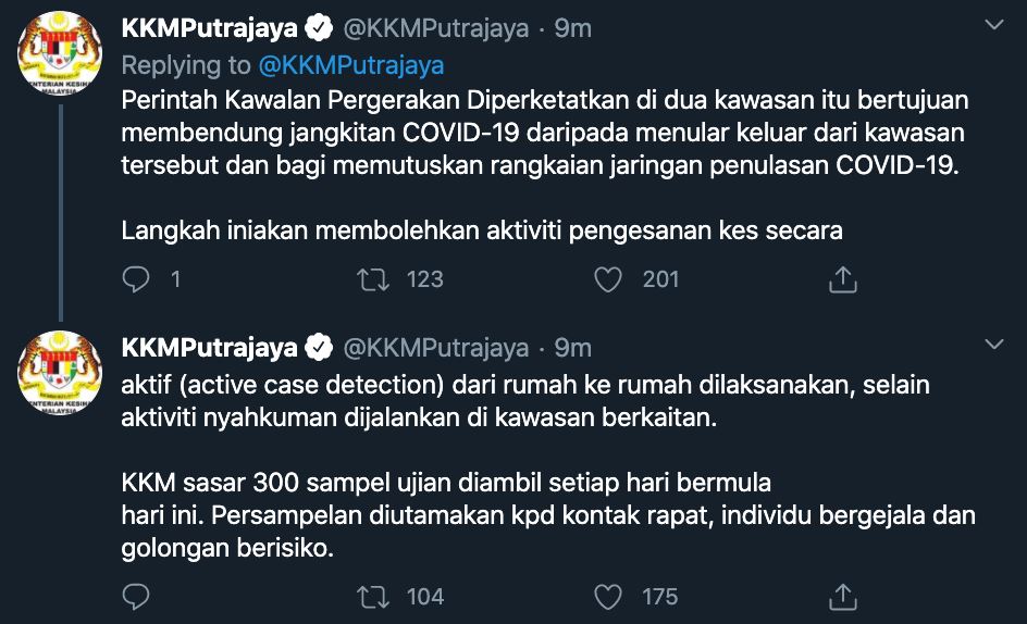 26 kes kematian setakat ini, di kluang sahaja ada 88 kes positif hari ini