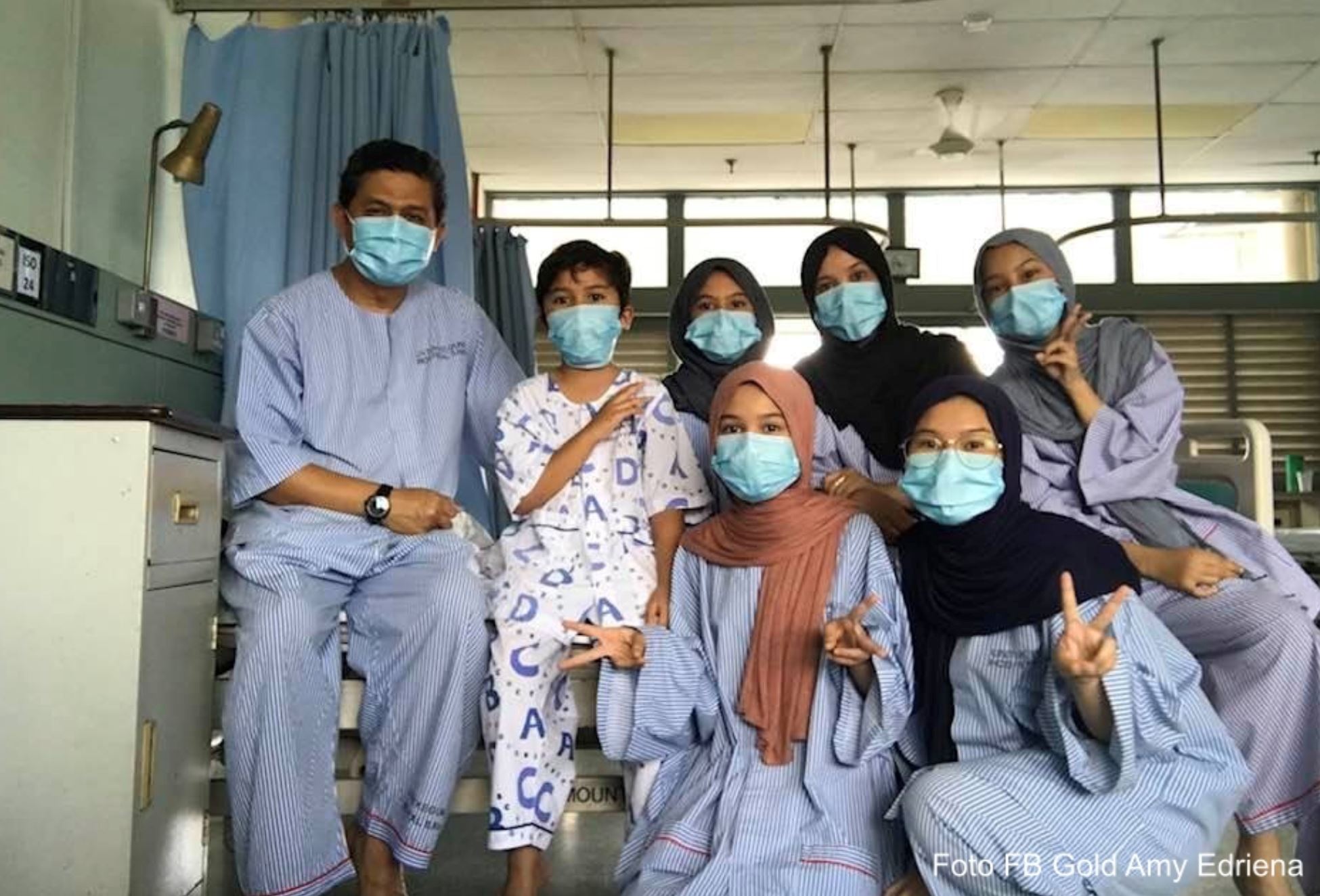 gadis positif dan kekal ceria meskipun sekeluarga dijangkiti covid-19