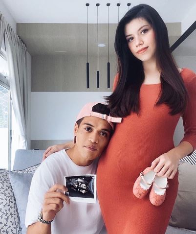 timang puteri sulung, nazmi faiz beri nama maria miqayla, ‘’tahniah daddy mi..’’