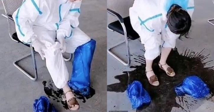 peluh melimpah keluar macam banjir lepas doktor ini buka ppe