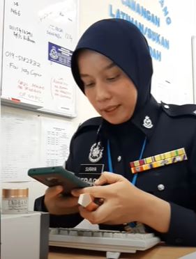 scammer cuba perdaya wanita, tak sangka wanita itu pegawai polis