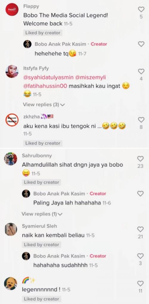 pernah cetus fenomena parodi tahun 2013, bobo kembali di tiktok!