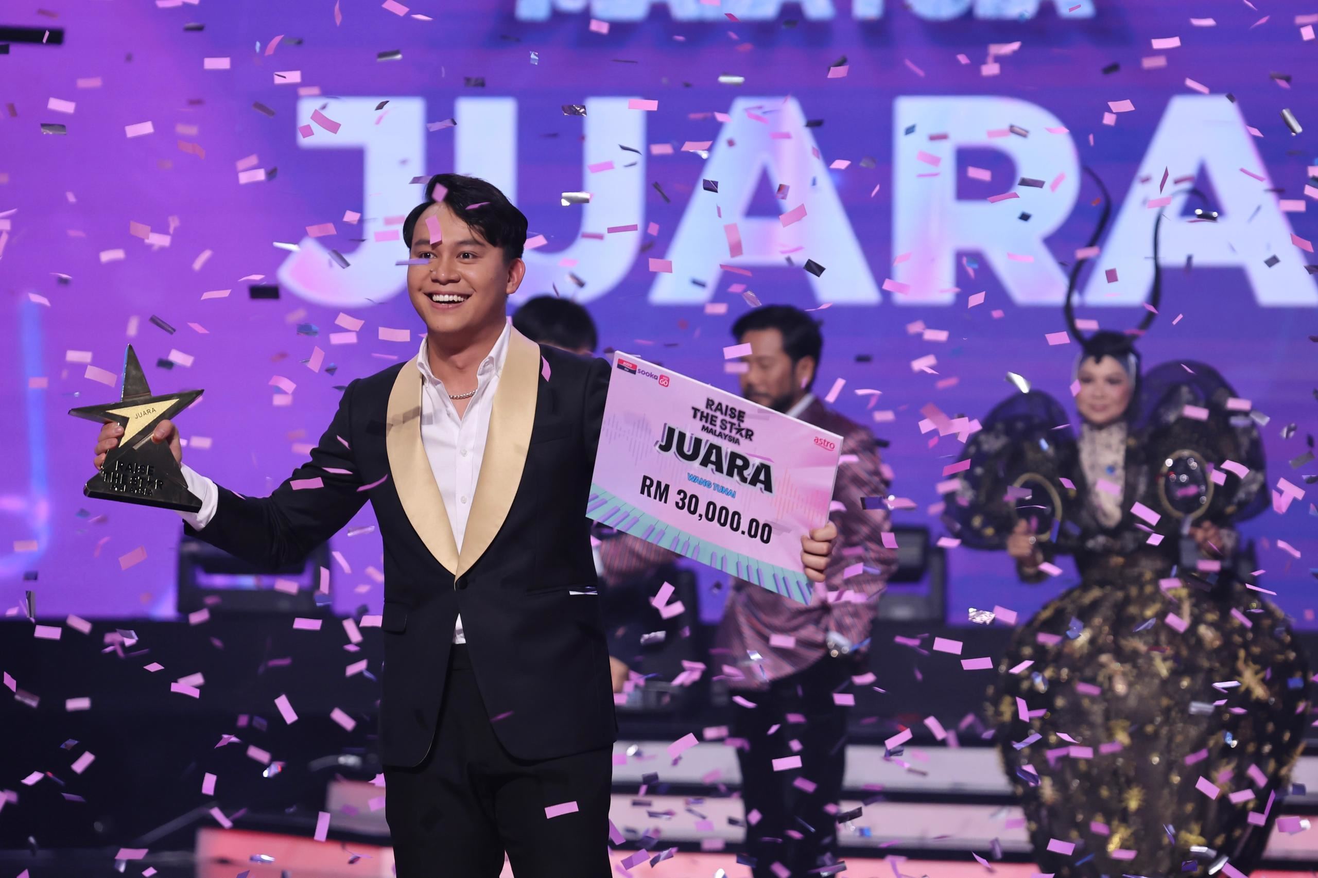 Didie Shazry Dinobat Juara Pertama Raise The Star Malaysia