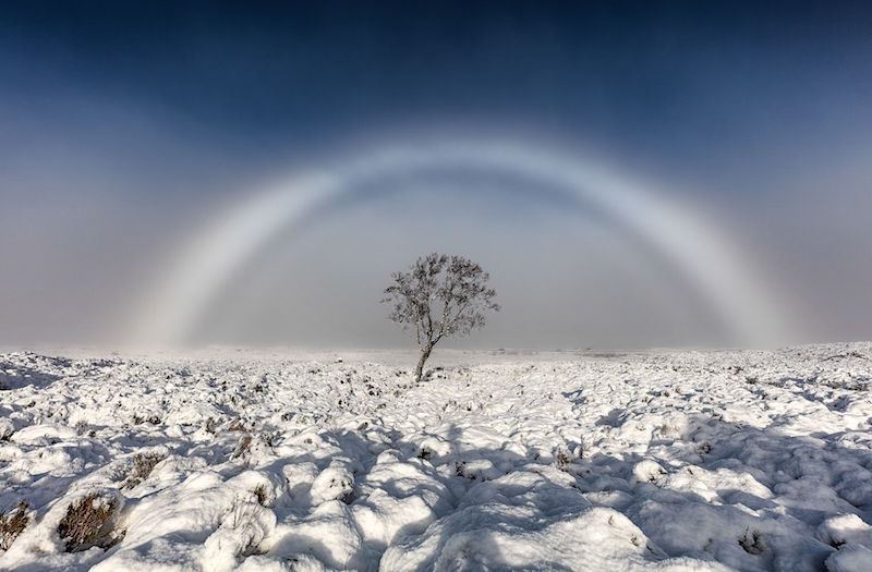cantiknya bila pertama kali tengok pelangi warna putih!