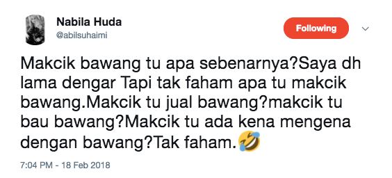 nabila huda tak tahu maksud 