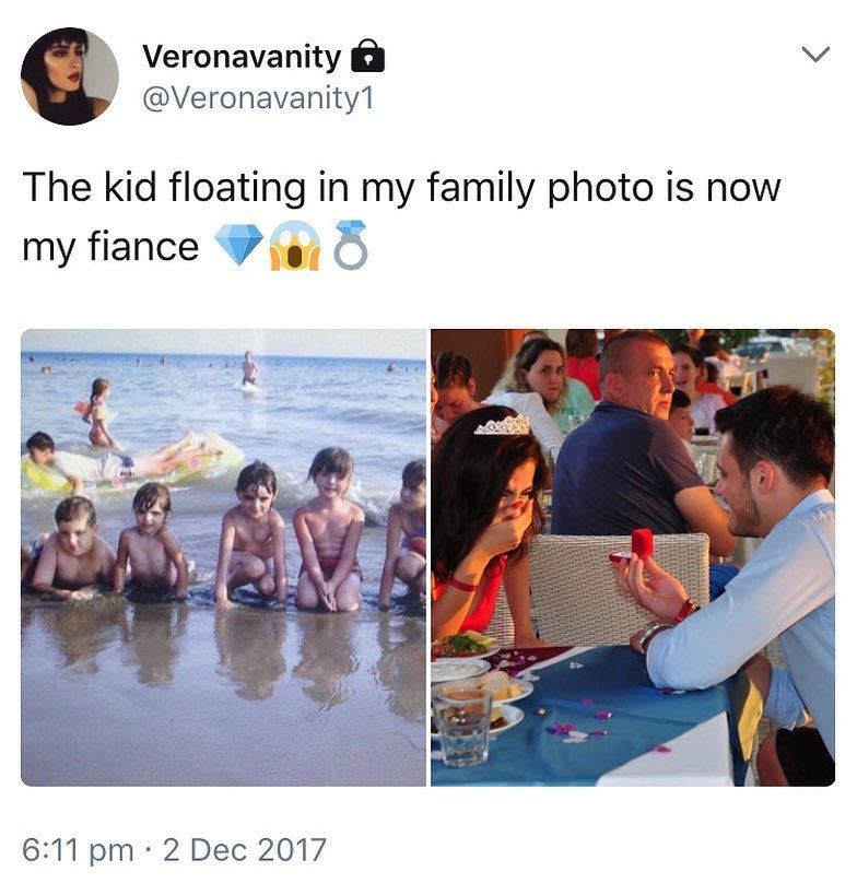 pernah muncul dalam gambar family satu masa dulu, kini jadi tunang