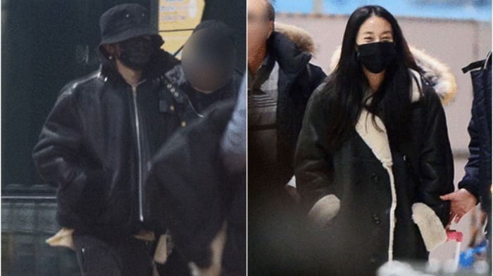 dilihat pergi bercuti bersama, g-dragon dan lee joo yeon bercinta ?