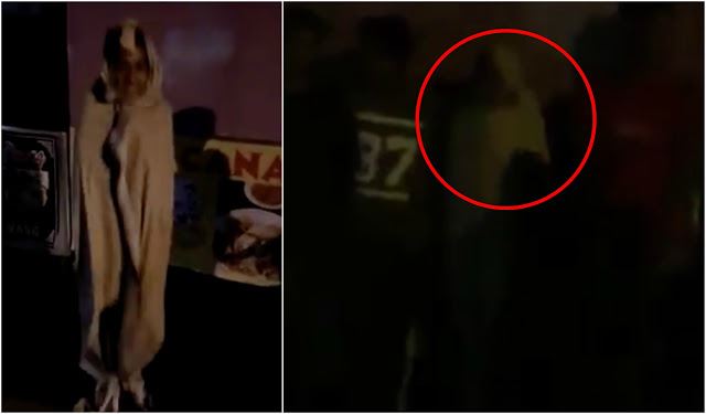 nak sangat jadi pocong, polis suruh lompat tanpa henti