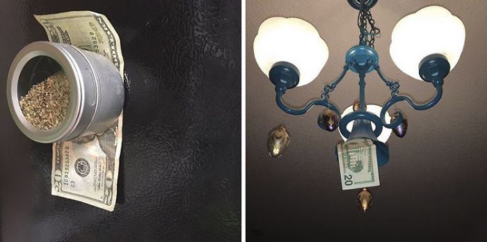 lelaki ni akan beri duit tersorok setiap kali ke rumah anaknya. tengok mana dia letak duit tu