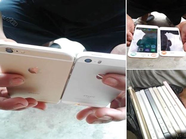 penduduk berebut ratusan telefon pintar yang terapung di laut