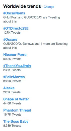 jimin bts tanya peminat kenapa #thankyoujimin trending satu dunia