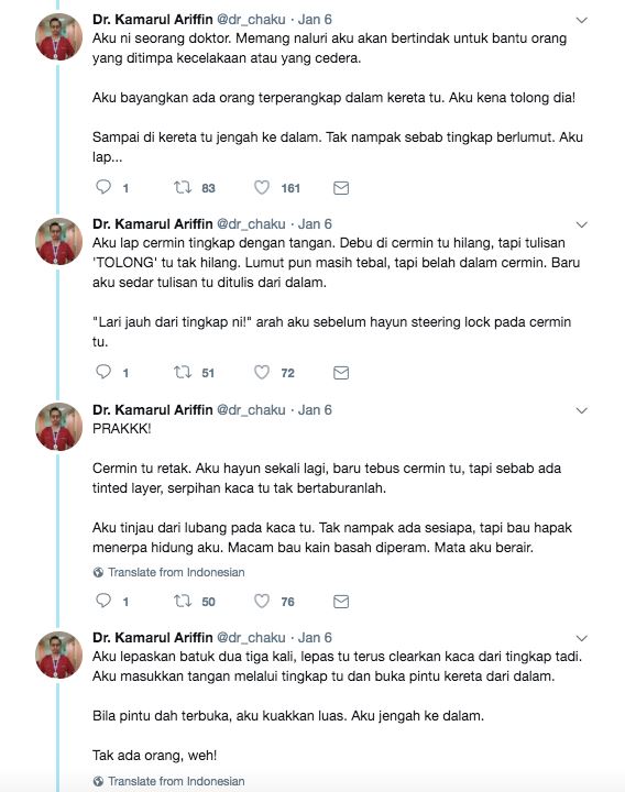 doktor ni cerita pengalaman seram di parkir ada suara minta tolong, tapi..
