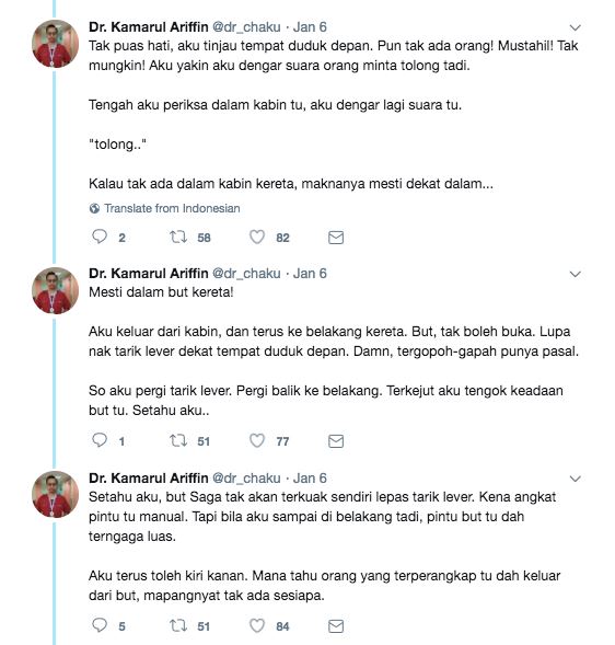 doktor ni cerita pengalaman seram di parkir ada suara minta tolong, tapi..