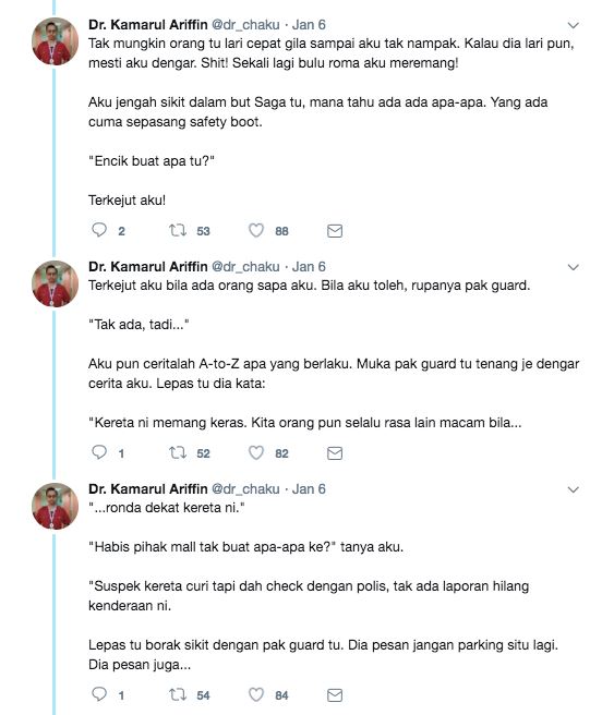doktor ni cerita pengalaman seram di parkir ada suara minta tolong, tapi..