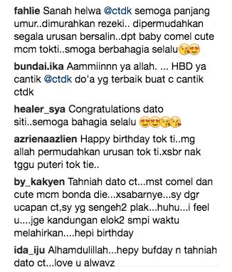 sempena ulang tahun kelahiran, datuk seri siti nurhaliza umum bakal timang anak perempuan