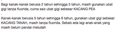 rupanya cara letak ubat gigi selama ni salah. tak sangka ni cara yang betul. 