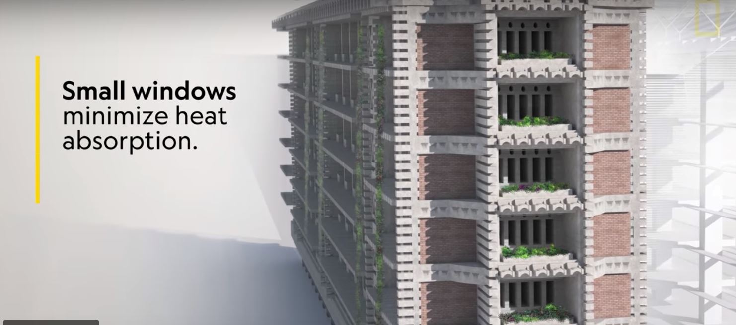 anai-anai sebagai ilham, bangunan ini mampu sejuk sendiri tanpa air cond