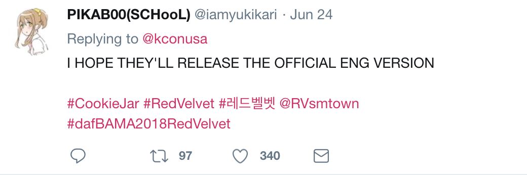 cair bila dengar time red velvet nyanyi lagu bad boy dalam versi english