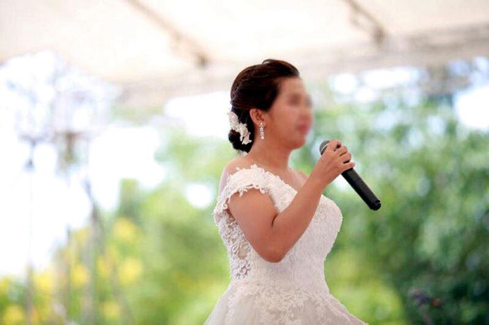 pengantin perempuan kahwin seorang diri sebab pengantin lelaki cabut lari