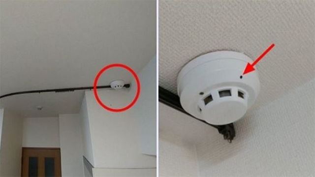 anda mungkin rasa ini pengesan asap, tapi sebenarnya kamera tertutup!