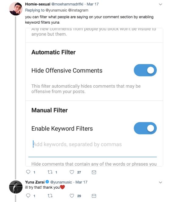 kerap diganggu, yuna mohon bantuan 