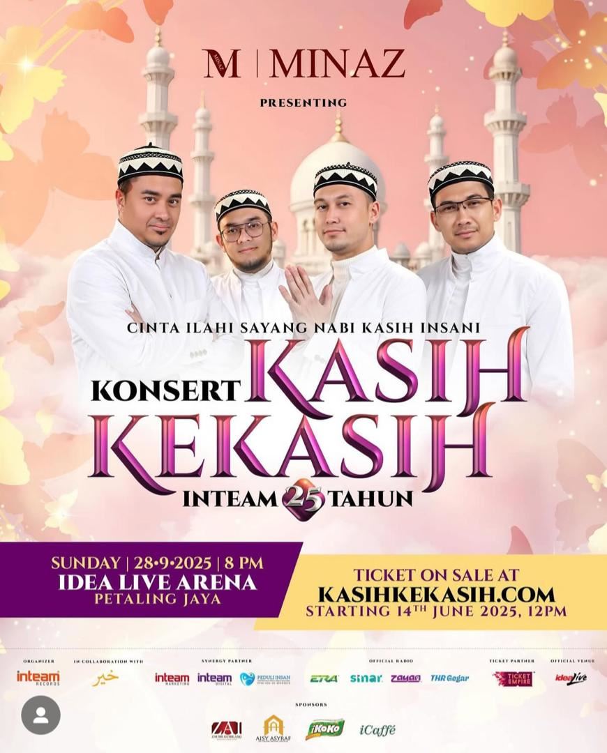 konsert kasih kekasih inteam 25 tahun