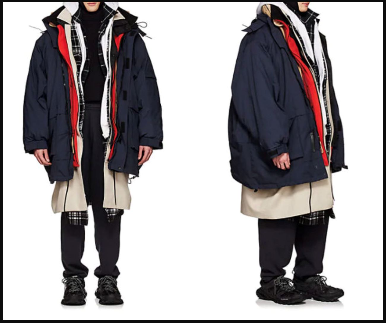 baju macam 7 lapis ni sebenarnya sepasang jaket, harga dekat rm40 ribu