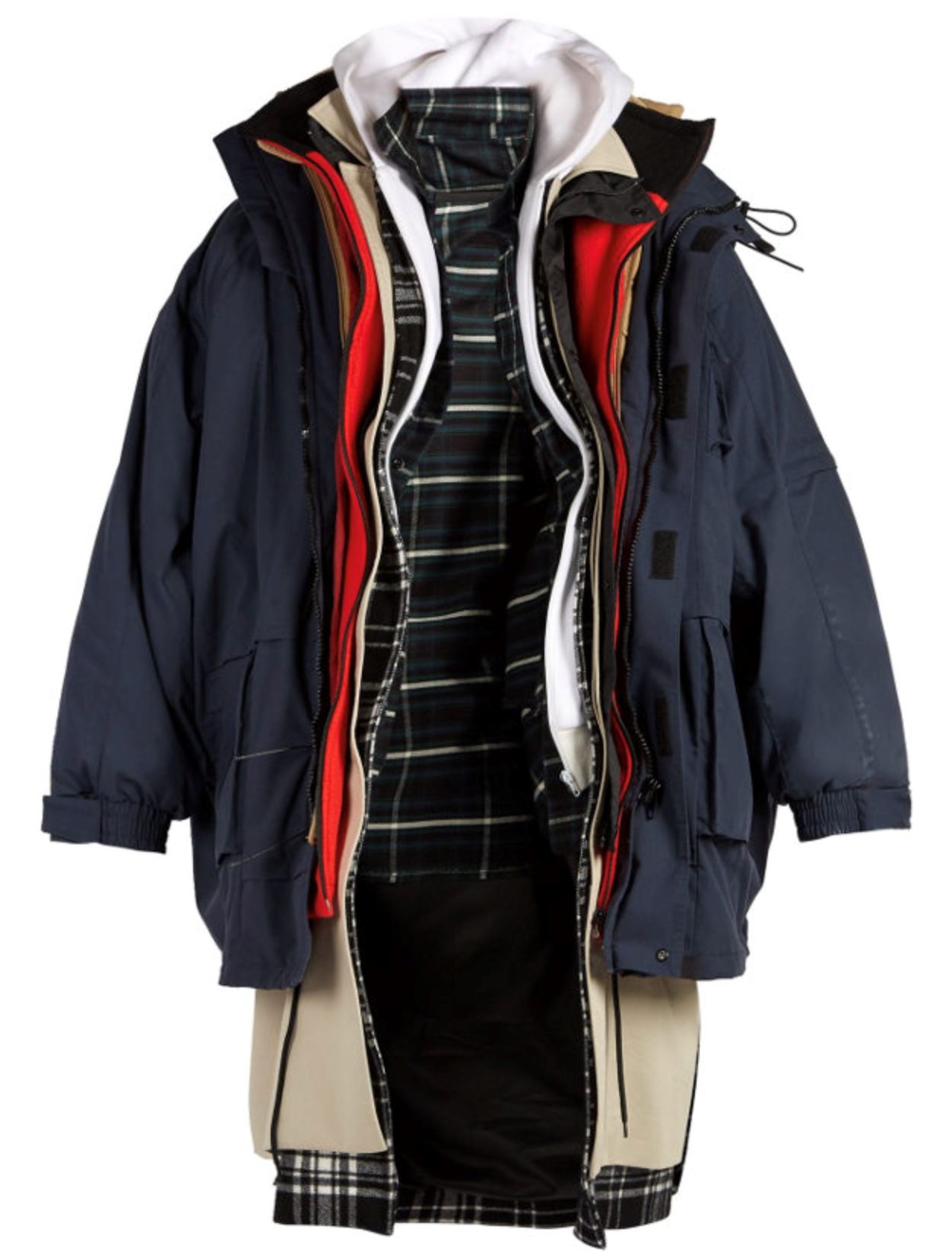 baju macam 7 lapis ni sebenarnya sepasang jaket, harga dekat rm40 ribu