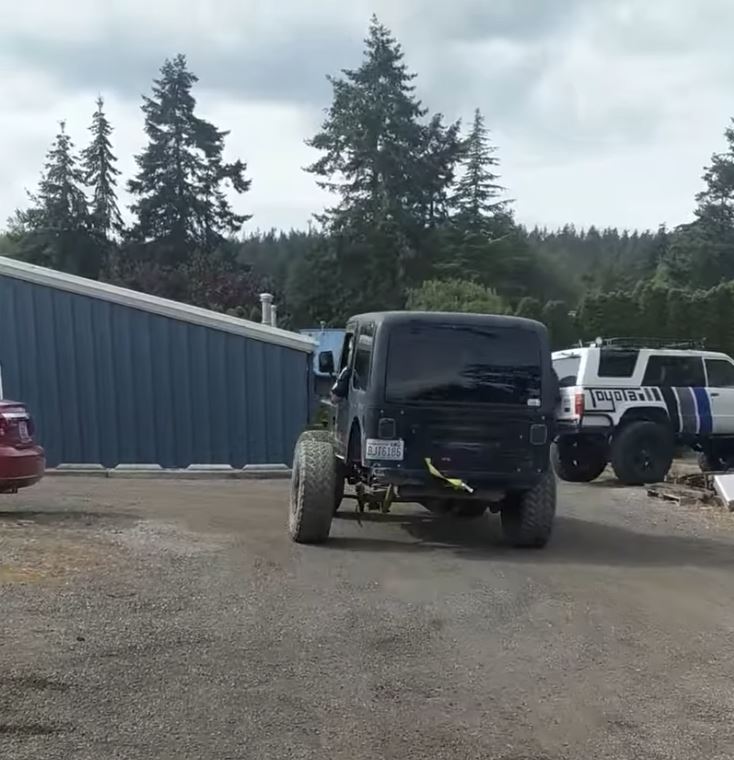 degil nak juga bawa jeep yang brek rosak, last sekali menyesal