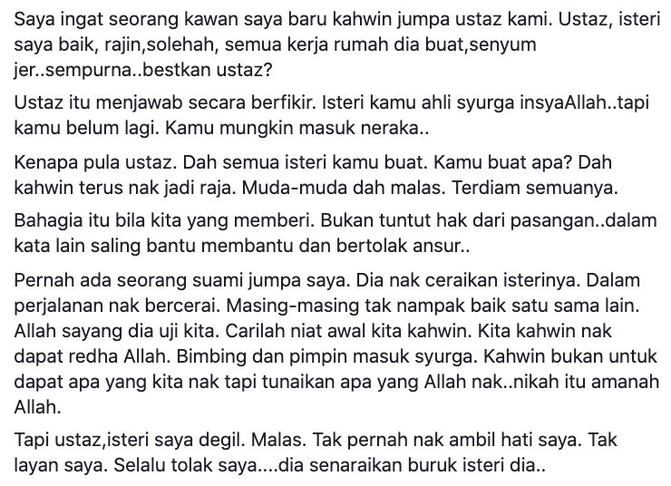 banyak kes suami cerai isteri termasuklah yang sedang mengandung, ustaz ebit lew tampil beri pesanan