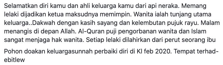 banyak kes suami cerai isteri termasuklah yang sedang mengandung, ustaz ebit lew tampil beri pesanan