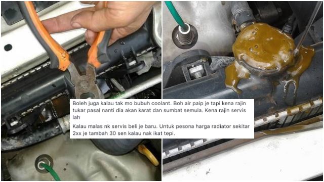 Lelaki Ni Share Tips Apa Nak Buat Kalau Radiator Rosak Berkarat  ERA